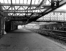 View: s29459 Platform 2 looking across to platform 1, Sheffield Midland railway station, Sheaf Street 