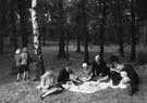 Picnic in the park, part of a series of photographs taken for the Holidays at Home Scheme