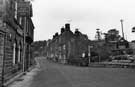 High Bradfield. Towngate, with the Old Horns Inn on the left.