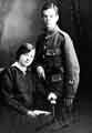 J. R. Glenn and wife of Sheffield City Battalion, York and Lancaster Regiment