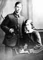 J. R. Glenn (Sheffield City Battalion, York and Lancaster Regiment) and wife 