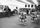 Interior counter area and children's library, Darnall Library, Britannia Road