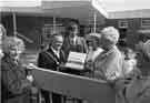 Official opening of Jordanthorpe library by Lord Mayor, Alderman Harold Hebblethwaite 