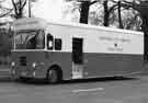 View: s30039 Mobile Library vehicle parked on Ecclesall Road South