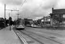 Supertram on White Lane, Gleadless