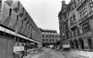 View: s30382 Town Hall extension (known as the Egg Box (Eggbox)) from Norfolk Street with the old Town Hall on the right