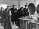 Princess Margaret inspects kitchens at opening of Rowlinson Secondary School 