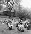 View: s30490 Children in the garden, Springvale House Open Air School, Park Lane, pre-1968