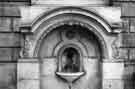 View: s30654 Drinking fountain set in the wall of the Old Court House (formerly the Town Hall), Waingate