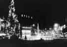 Christmas illuminations, Fargate showing the Goodwin Fountain
