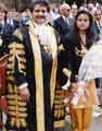 Qurban Hussain, Lord Mayor 1993/94 and his daughter