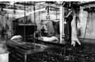 Dehairing machines and dressing table, Sheffield Corporation Abattoir, Cricket Inn Road