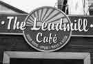 View: s32159 Sign for cafe on Leadmill Arts Centre, Leadmill Road