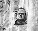 Stone carving of Queen Victoria at Abbeydale Hall, Abbeydale Road South, Dore Stone carving of Queen Victoria at Abbeydale Hall, Abbeydale Road South, Dore