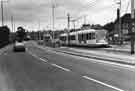 Supertram stop on Ridgeway Road at Hollinsend, Gleadless
