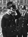 View: s32796 WPC Susan Clapham modelling new policewoman's uniform, Pinstone Street