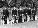 Police dog handlers and their dogs at Niagara sports ground, Niagara Road, Wadsley Bridge