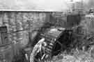 Water wheel adjacent to the Mill at Barworth Flockton Ltd, Low Matlock Rolling Mill, Low Matlock Lane, Loxley