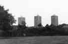 Herdings Tower Blocks, Gleadless Valley Housing Estate, Raeburn Place, Hemsworth, taken from Raeburn Road, 