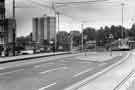 View: s33205 Arbourthorne Road tram stop and supertram on Park Grange Road, Norfolk Park