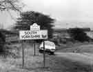 New South Yorkshire County Council boundary signs at Owler Bar