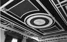 Dining room ceiling in Endcliffe Hall