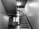 View up the staircase on the ground floor of the Central School and School Board Offices, junction of Leopold Street and Orchard Lane 