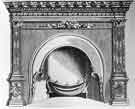 Drawing of a fireplace made by Robertson, Carr and Steel