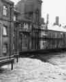 View: s33826 High water level on the River Don at Whitbread's Exchange Brewery, Lady's Bridge