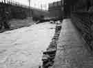 Sheffield Flood of 1958: Damage to the wall at Cutler's Walk 