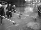 View: s33828 Sheffield Flood of 1958: Flooding at Heeley Bridge, London Road  