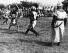 Escafeld Medieval Society enacting a jousting contest at Skew Hill, Grenoside Escafeld Medieval Society enacting a jousting contest at Skew Hill, Grenoside