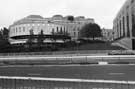 Sheffield Register Office, Surrey Place, taken from Arundel Gate, showing the rear of the Town Hall extension behind and the side of the Novotel (right)