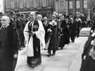Civic Sunday procession outside the Cathedral, Church Street