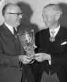Football World Cup 1966: Presentation of World Cup glass chalice