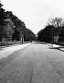 Norfolk Road, Park looking towards Fitzwalter Road showing the Park gates on the right and the almshouses gate on the left