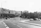 View: s34604 Granville Square looking towards Granville Road and Granville College (latterly the Sheffield College) 
