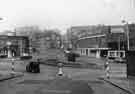 Broad Lane roundabout from Hawley Street showing Hallamshire Tyre and Motor Company (right)