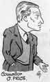Caricature of Councillor Chiistopher Price (1932-2015)