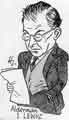 Caricature of Alderman Isidore Lewis LL.D, JP