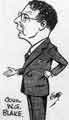 Caricature of Councillor W. G. Blake