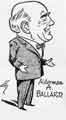 Caricature of Alderman Albert Ballard CBE, LL.D