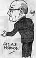 Caricature of Councillor Alfred Hobson Caricature of Councillor Alfred Hobson