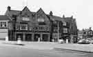 View: s35012 Shops at junction of Abbey Lane and Meadowhead, showing Sheffield Savings Bank; Abbey Lane Post Office and Reeve's, drapers and outfitters