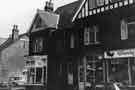 View: s35020 Shops on Abbey Lane, near junction with Meadowhead, showing (left) Allan Ryalls, Butchers c.1973