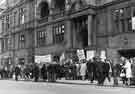 Council tenants rents protest outside the Town Hall, Surrey Street 