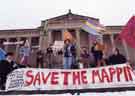 View: s35380 Save the Mappin Campaign, protesting about the proposed closure of the Mappin Art Gallery, Weston Park, 