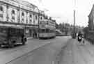 Tram No.509 on Abbeydale Road outside the Abbeydale Cinema