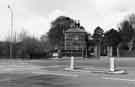 Top of Brocco Bank showing the entrance to Crewe Hall of Residence, University of Sheffield