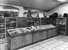 Interior of Brightside and Carbrook Cooperative Society, Castle House (No.1) department store, Angel Street showing haberdashery department 
